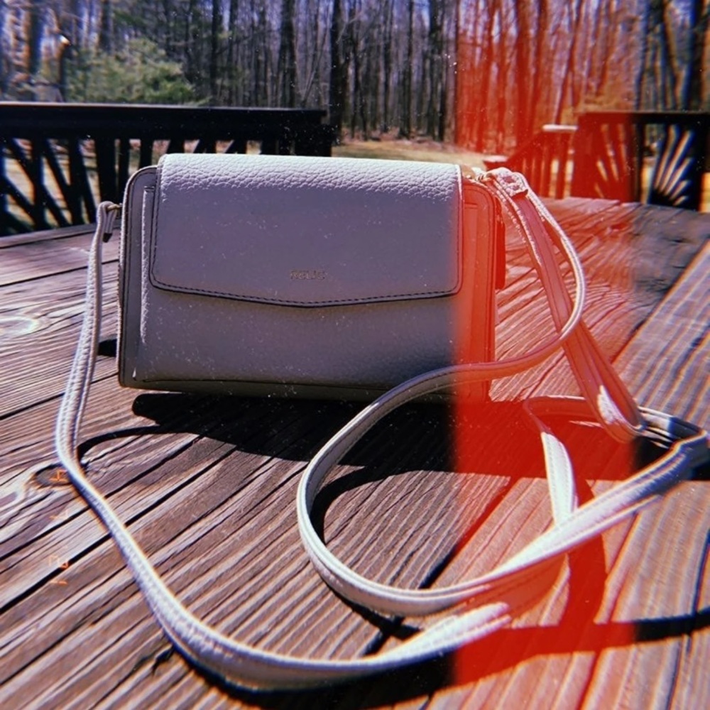 Light gray wallet purse